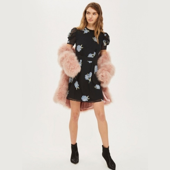 top shop navy dress - Picture 4 of 4